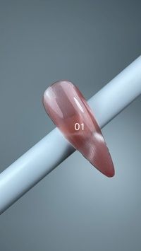 Гель лак котяче шовкове око 01 VAV PROFESSIONAL / Gel polish silk cat's eye 01 VAV PROFESSIONAL  gpsce фото