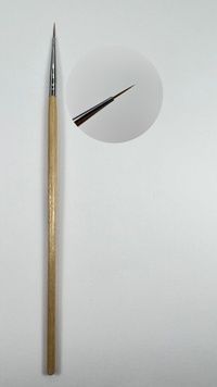 Пензлик тонкий #0 pen16 фото